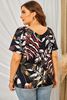 Immagine di PLUS SIZE TROPICAL PRINT BLOUSE